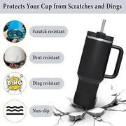 Water Bottle Boot Sleeve for Stanley 40/30 oz Non - slip Bottom Sleeve Boot Cup Base Protective Cover Anti - Slip Protective Sleeve - Lacatang Shop