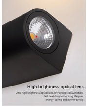 Waterproof LED Outdoor Wall Lamp IP65 Upper Lower Lighting Porch Garden Lamp Indoor Bedroom Bedside Home Decor Wall Light - Lacatang Shop