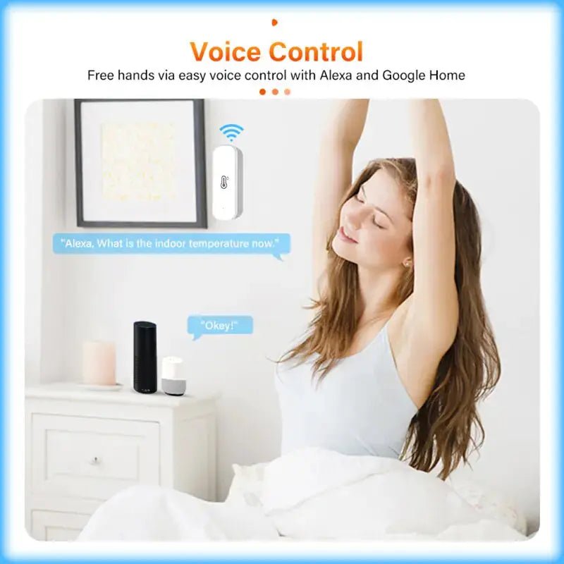 WiFi Temperature and Humidity Sensor Thermometer - Lacatang Shop