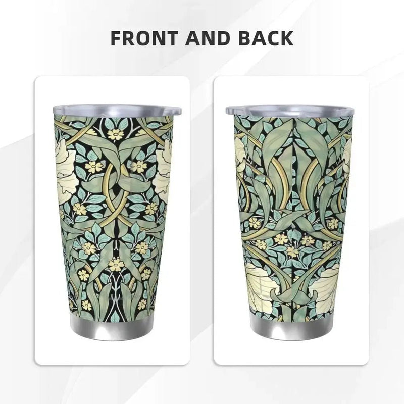 William Morris - Pimpernel 20oz Stainless Steel Insulated Thermal Coffee Car Cup Cold Hot Mugs Vacuum Flask - Lacatang Shop