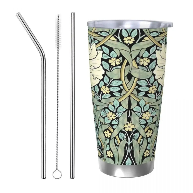 William Morris - Pimpernel 20oz Stainless Steel Insulated Thermal Coffee Car Cup Cold Hot Mugs Vacuum Flask - Lacatang Shop