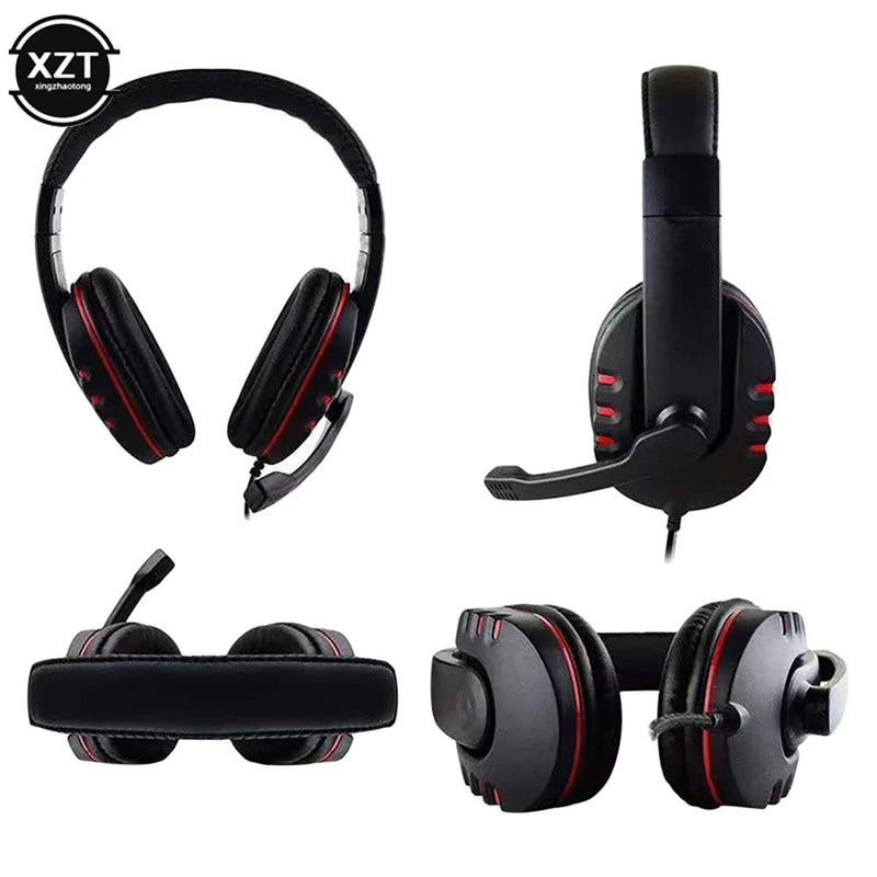 Wired Gaming Headphones Gamer Headset with Microphone For PC Computer Laptop PS4 XBOX ONE Play Station 4 Gaming Earphones - Lacatang Shop