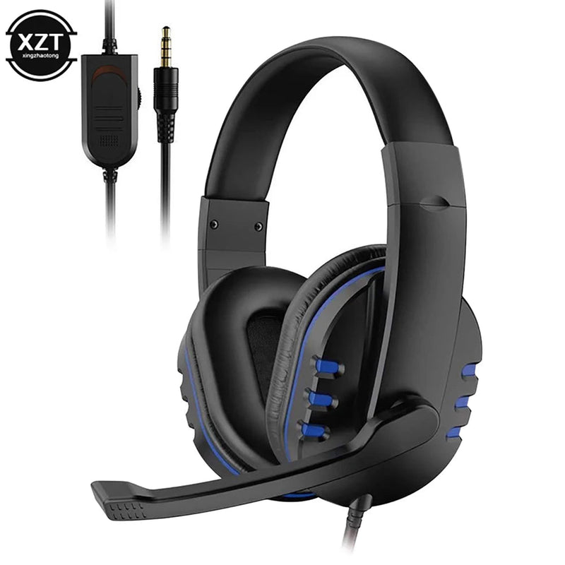 Wired Gaming Headphones Gamer Headset with Microphone For PC Computer Laptop PS4 XBOX ONE Play Station 4 Gaming Earphones - Lacatang Shop