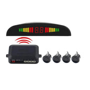 Wireless Car Auto Parktronic LED Parking Sensor with 4 Reverse Backup Radar Monitor Detector System Display - Lacatang Shop
