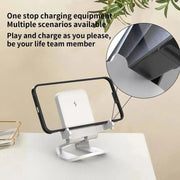 Wireless Charger 15W Suitable for iPhone Wireless Fast Charging Horizontal Vertical Dual - Purpose Phone Holder Desktop base - Lacatang Shop