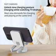 Wireless Charger 15W Suitable for iPhone Wireless Fast Charging Horizontal Vertical Dual - Purpose Phone Holder Desktop base - Lacatang Shop