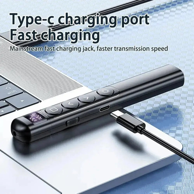 Wireless Presenter PPT Page Turner USB Pointer With Remote Control Infrared Presenter Pen For Projector Powerpoint Slide - Lacatang Shop