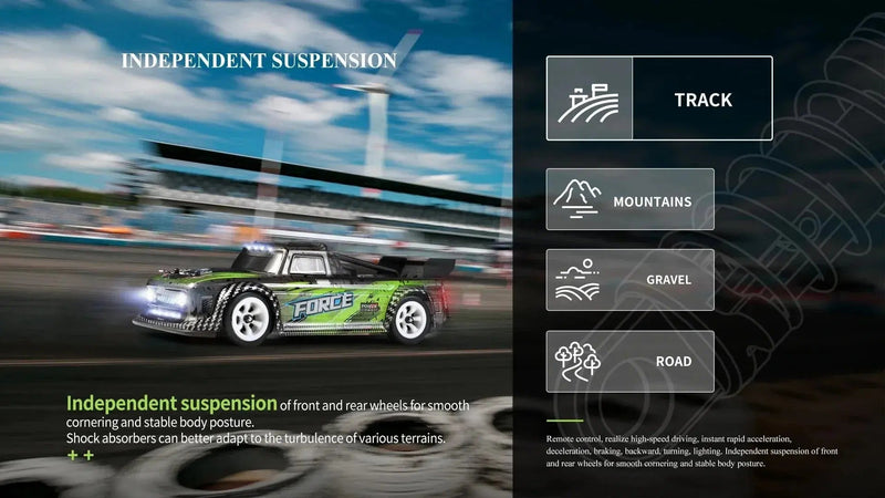 WLtoys 1:28 284131 284161 2.4G High - Speed 4WD Mini RC Racing Car - 30KM/H Remote Control Drift Toy for Kids and Gifts - Lacatang Shop