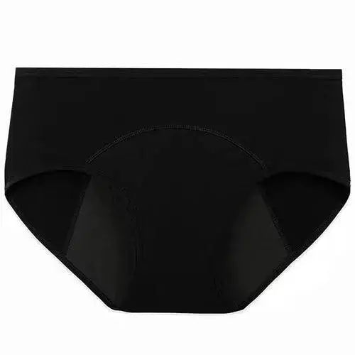 Women Menstrual Panties Leak Proof Briefs Black L XL XXL Cotton - Lacatang Shop