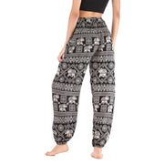 Women Red Elephant Design Loose Fit Harem Pants Hippie Workout Party Beach Pants Casual Trousers Dropshipping - Lacatang Shop
