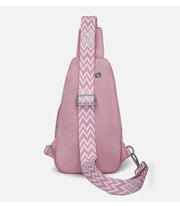 Women's Chest Bags Pure ColorPU leather Female Crossbody Bags Fashion Sports Shoulder Bag Casual Female Sling Waist Chest Pack - Lacatang Shop