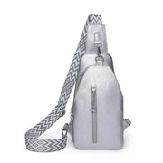 Women's Chest Bags Pure ColorPU leather Female Crossbody Bags Fashion Sports Shoulder Bag Casual Female Sling Waist Chest Pack - Lacatang Shop