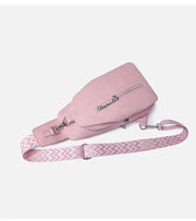 Women's Chest Bags Pure ColorPU leather Female Crossbody Bags Fashion Sports Shoulder Bag Casual Female Sling Waist Chest Pack - Lacatang Shop