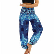 Women's Clothing Harem Pants, Bohemian Yoga Pants,Flowy Trouser Yoga Boho Hippie Clothes Pilates Pants with Pocket - Lacatang Shop