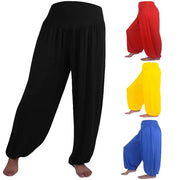 Women’s Elastic Loose Pants Casual Cotton Soft Yoga Sports Dance Pants Skin Friendly Comfortable Pants pantalones de mujer - Lacatang Shop