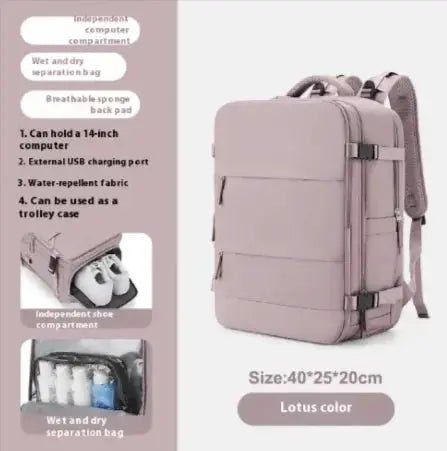 Women's Large - Capacity Schoolbag - Lacatang Shop