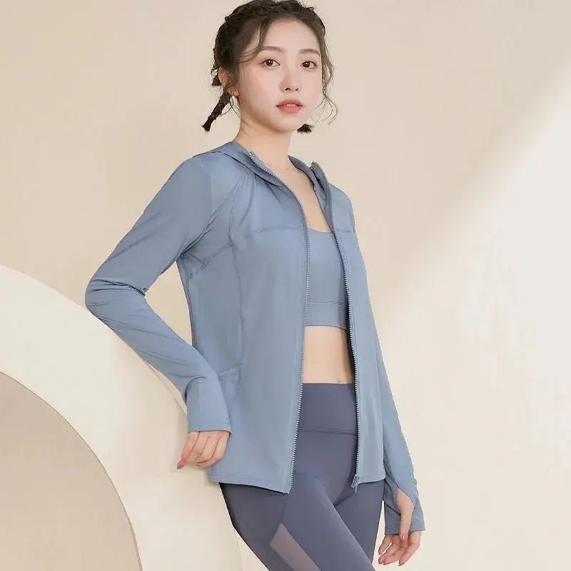 Women's Slimming Zipper Cardigan Professional Training Quick Drying Clothes - Lacatang Shop