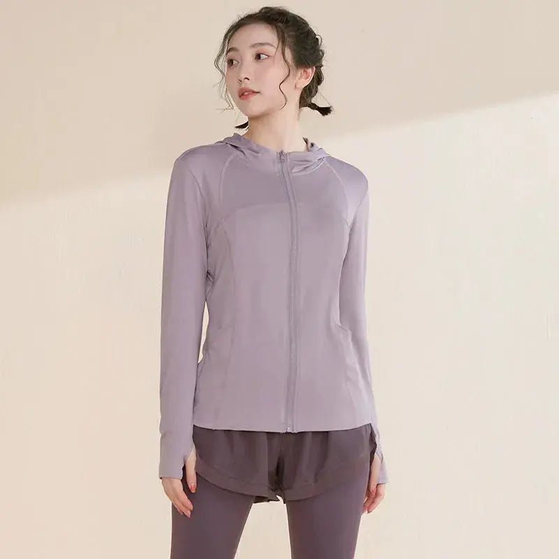 Women's Slimming Zipper Cardigan Professional Training Quick Drying Clothes - Lacatang Shop