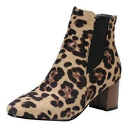 Women's Snow Boots Leopard - Printed - Lacatang Shop