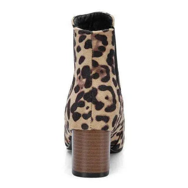 Women's Snow Boots Leopard - Printed - Lacatang Shop