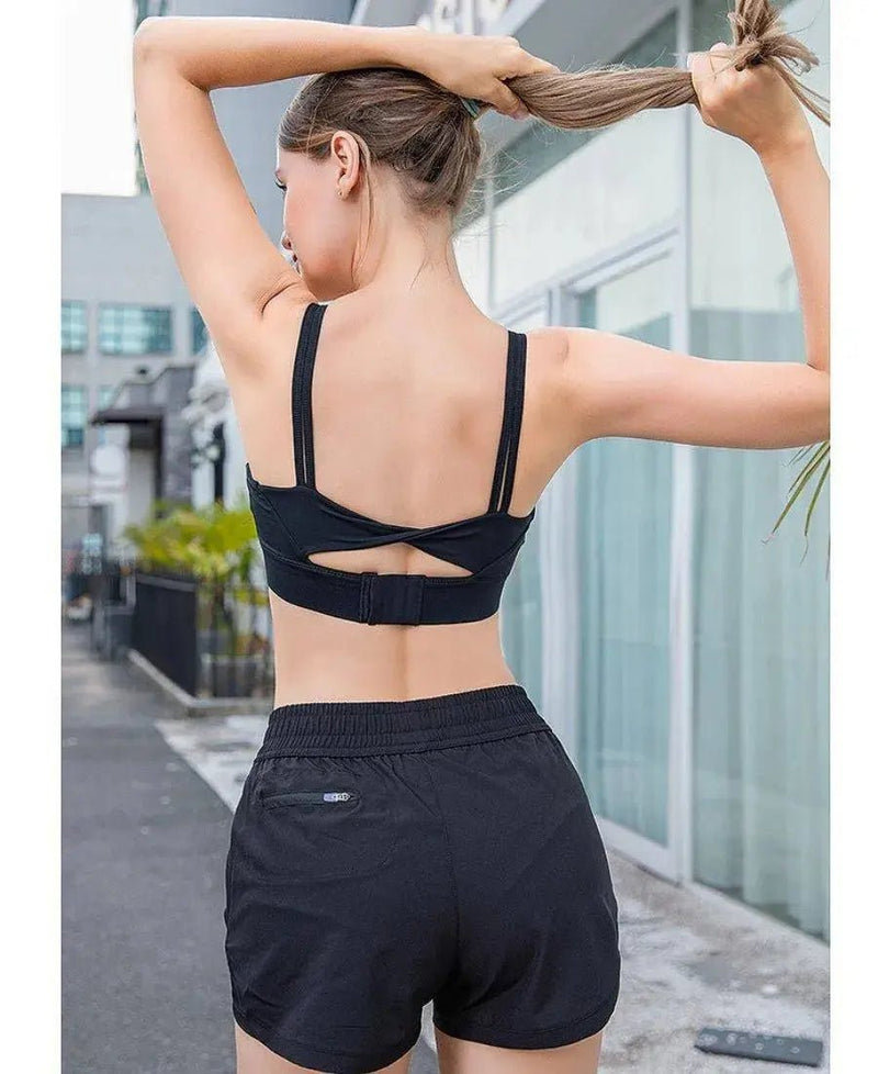 Women's Summer Sports Quick - Drying Shorts Running Fitness Yoga Shorts - Lacatang Shop