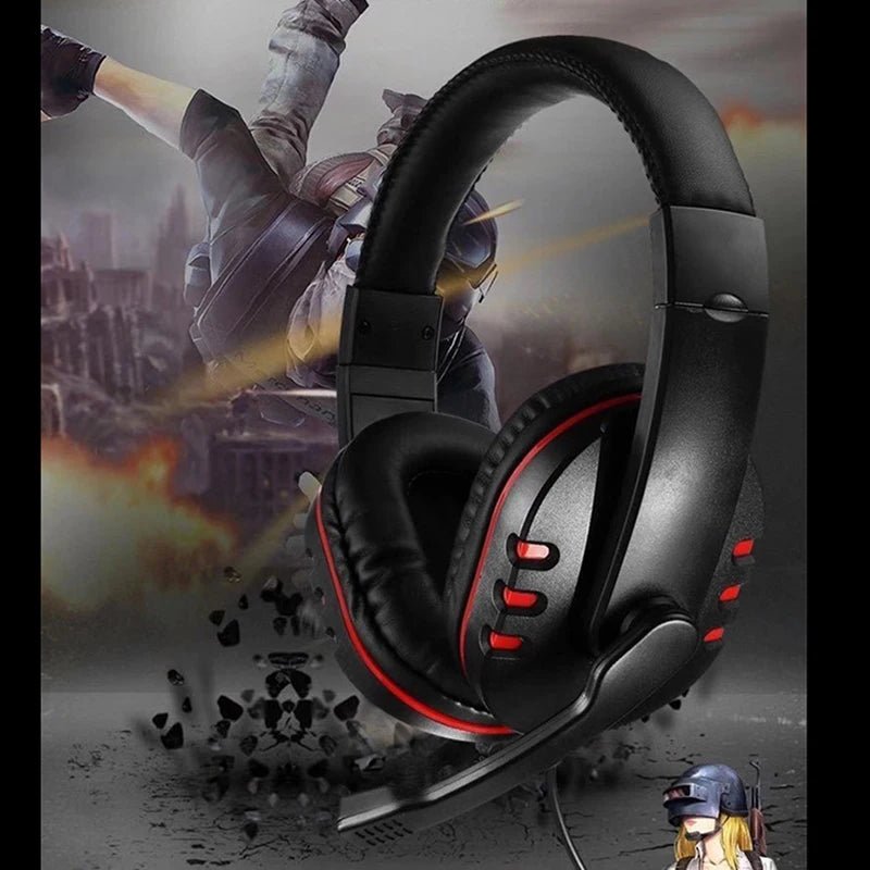 Xiaomi 3.5mm Wired Gaming Headphones Game Headset Noise Cancelling Earphone with Microphone Volume Control for Play Station PC - Lacatang Shop