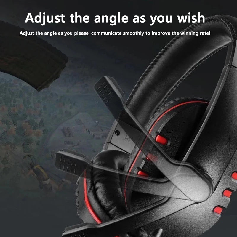 Xiaomi 3.5mm Wired Gaming Headphones Game Headset Noise Cancelling Earphone with Microphone Volume Control for Play Station PC - Lacatang Shop