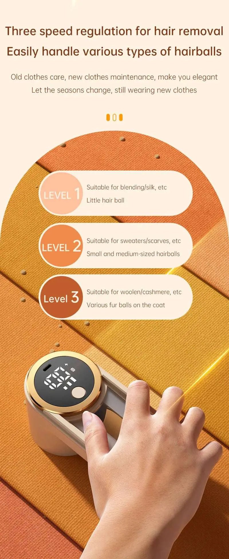 Xiaomi Digital Home Hair Ball Trimmer Electric Portable Home Fabric Shaver Rechargeable Fluff Pellet Lint Remover For Sweater - Lacatang Shop