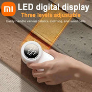 Xiaomi Electric Lint Remover for Clothing Portable Hair Ball Trimmer Rechargeable Fabric Shaver 3 - Speeds with Digital Display - Lacatang Shop