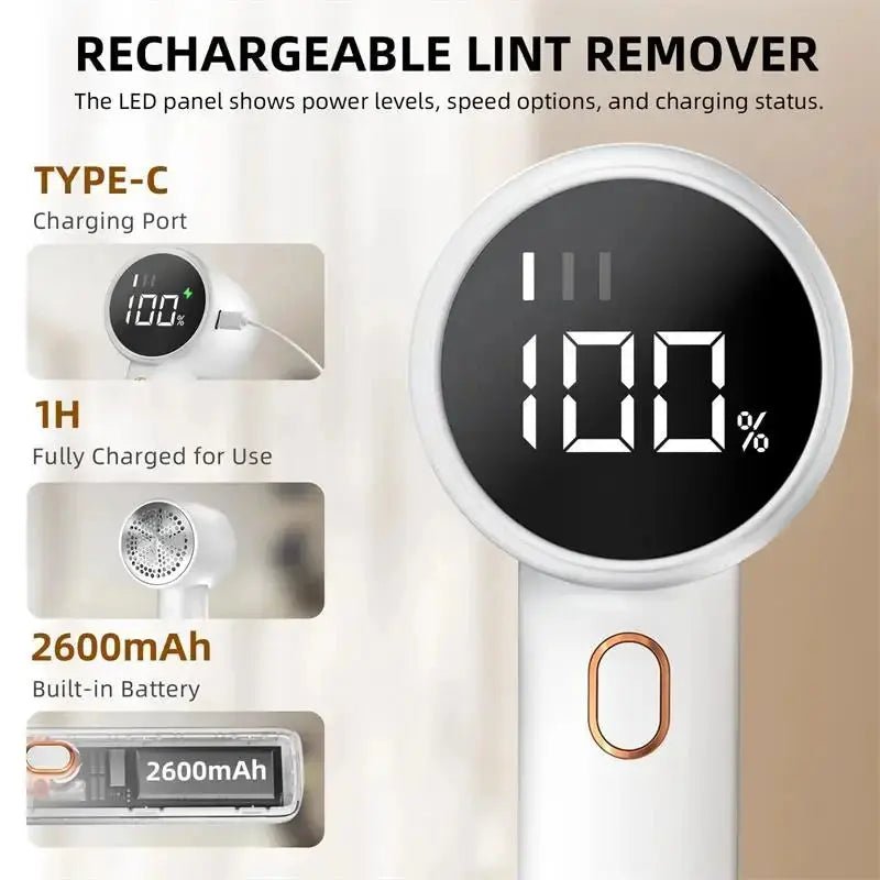 Xiaomi Electric Lint Remover Rechargeable Pellet Fabric Shaver Clothing Clothes Fluff Remover Portable Hair Balls Fuzz Removers - Lacatang Shop