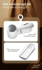 Xiaomi Electric Lint Remover USB Rechargeable Intelligent Digital Display Hairball Trimmer Portable Clothes Shaver 5 Gear Razor - Lacatang Shop