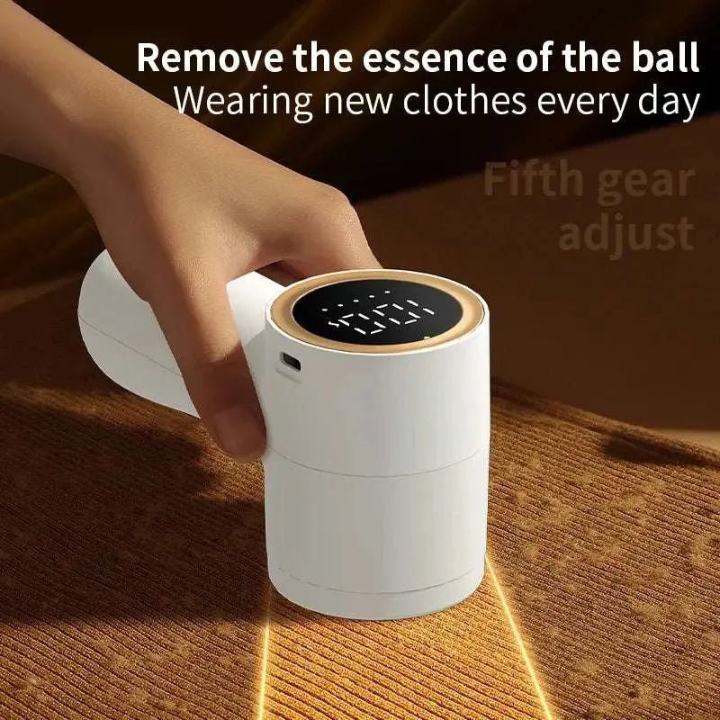 Xiaomi Electric Lint Remover USB Rechargeable Intelligent Digital Display Hairball Trimmer Portable Clothes Shaver 5 Gear Razor - Lacatang Shop