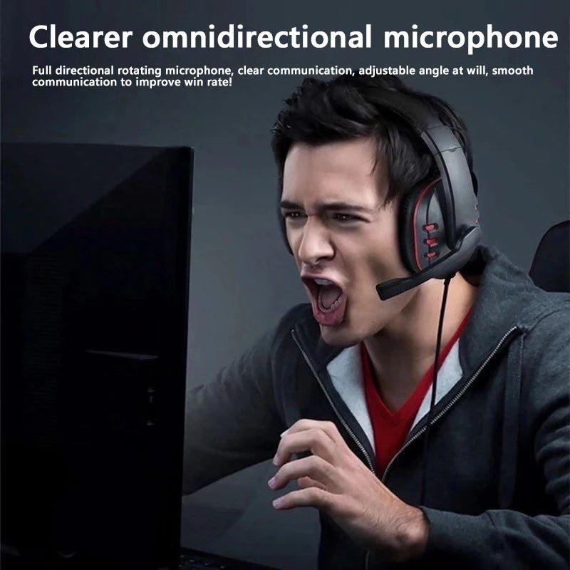 Xiaomi Wired Gaming Headphones Game Headset Noise Cancelling Earphone with Microphone Volume Control for PS4 Play Station NEW - Lacatang Shop